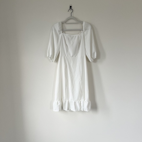 S White Summer Dress - Picture 2 of 5